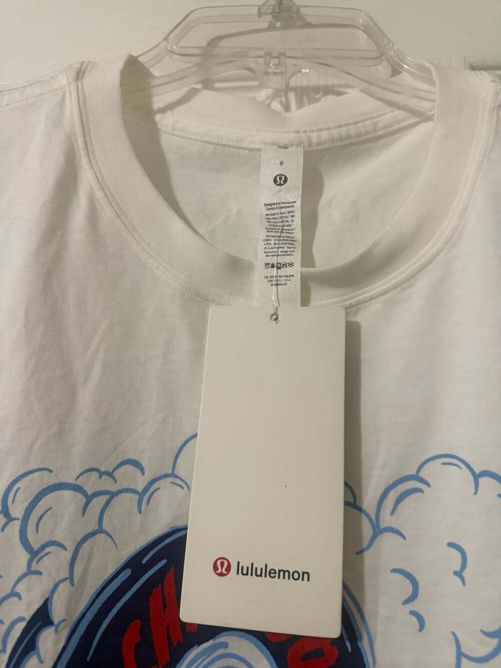 Lululemon Cates T-Shirt Chicago Street Race Graphic Tee - Picture 5 of 5